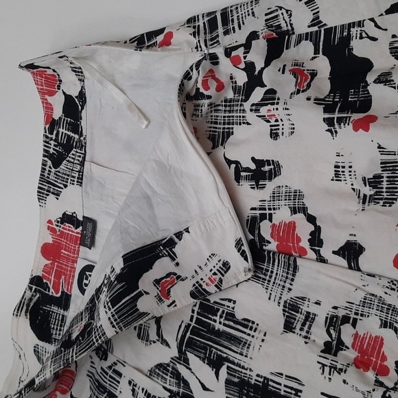 S5A Floral Abstract Full Skirt - 4 - Picture 6 of 8